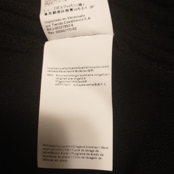 BOSS Hugo Boss Zip Front Wool Cardigan Sweater - Picture 5 of 7